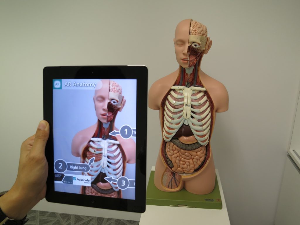Using augmented reality production for training and education