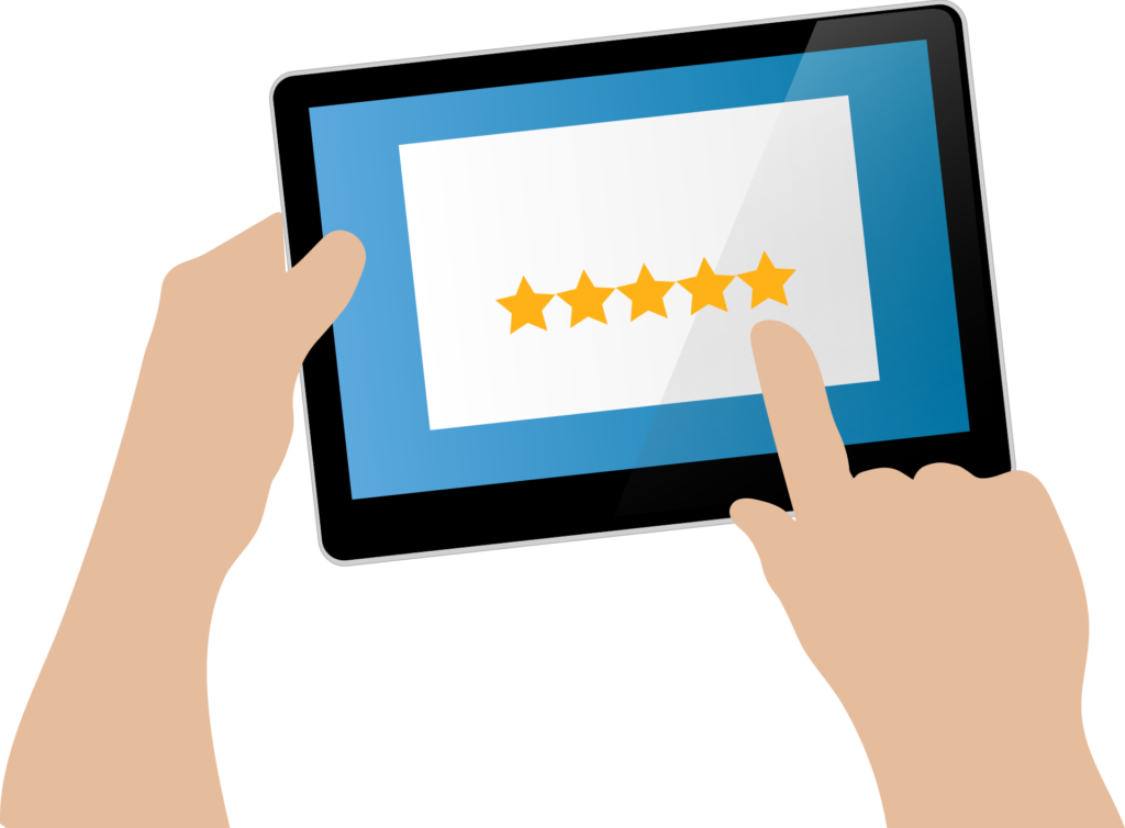 Review Marketing - A good star rating will attract more customers