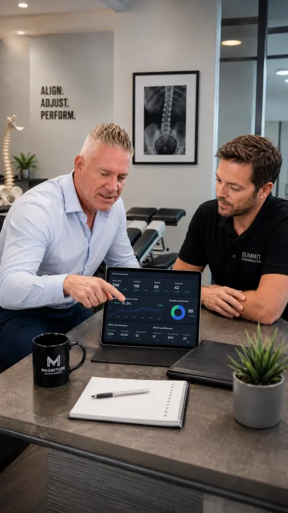 chiropractor customer leads phoenix arizona marketing agency