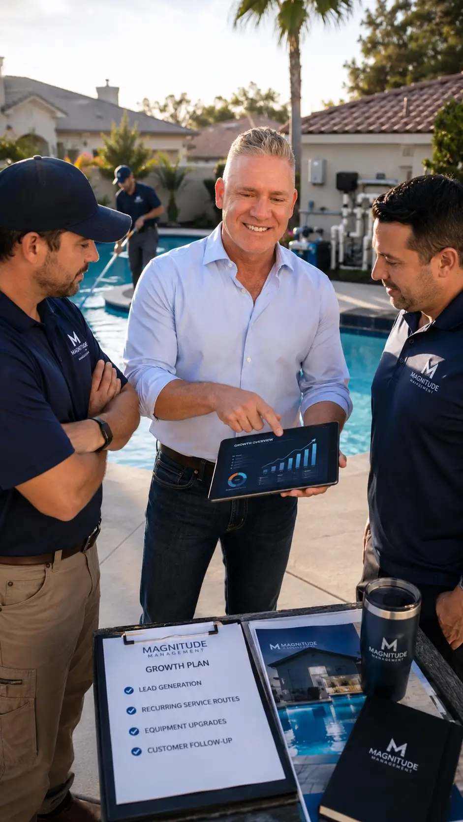 pool service company phoenix customer leads revenue recovery automation Phoenix magnitude marketing