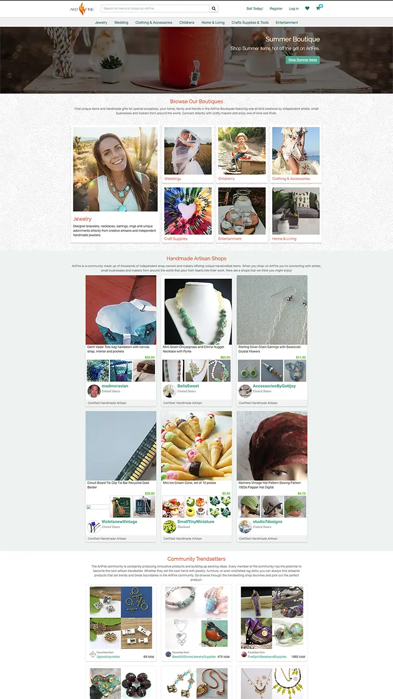 ArtFire-com-Premier-handmade-marketplace-to-buy-sell-handmade-crafts-supplies-vintage-and-art Magnitude AI Agency Case Study